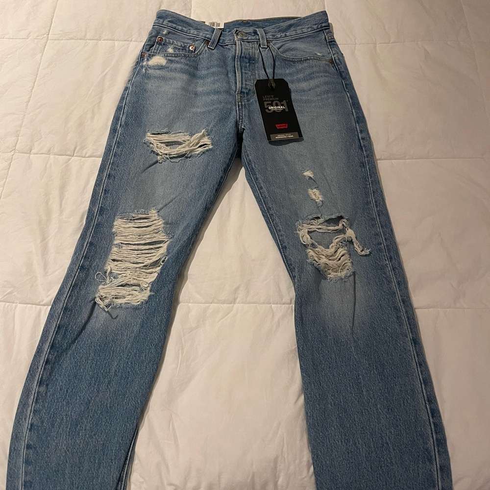 SOLD| nwt levi’s 501 original straight leg jeans